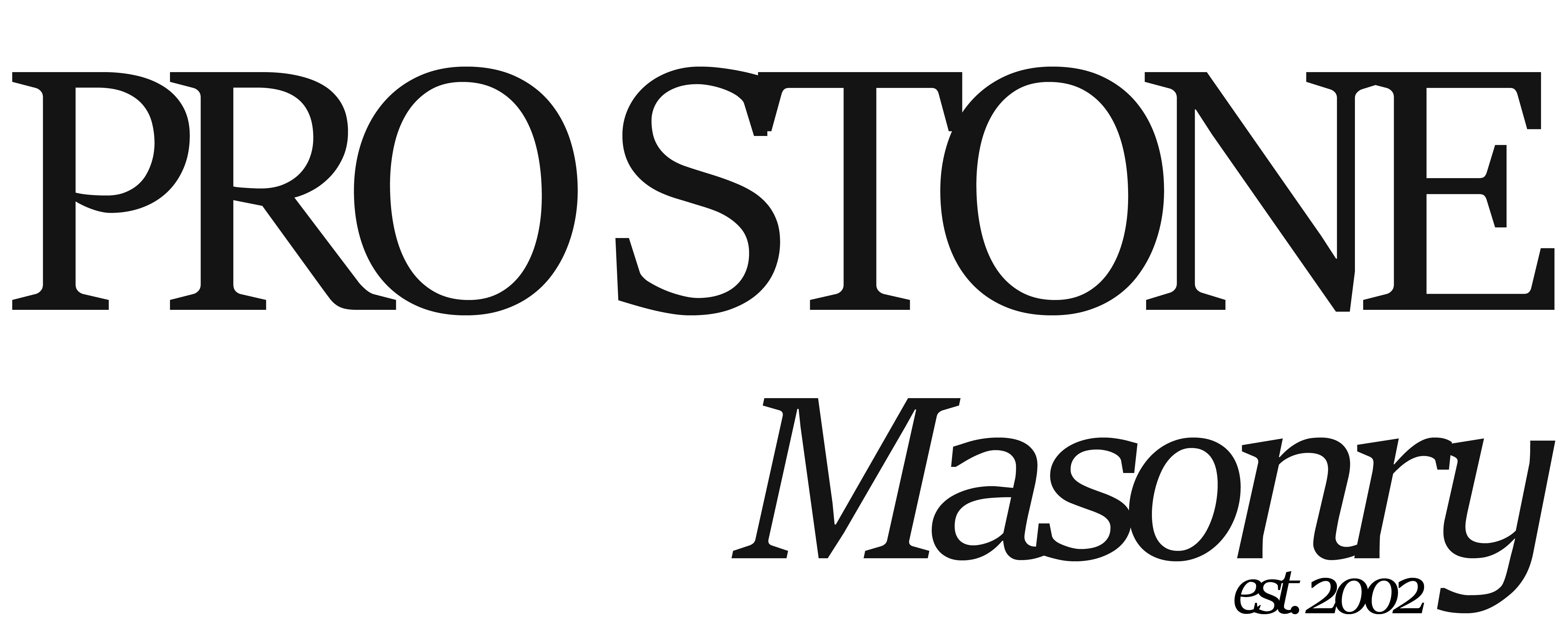 Prostone Masonry, est. 2002